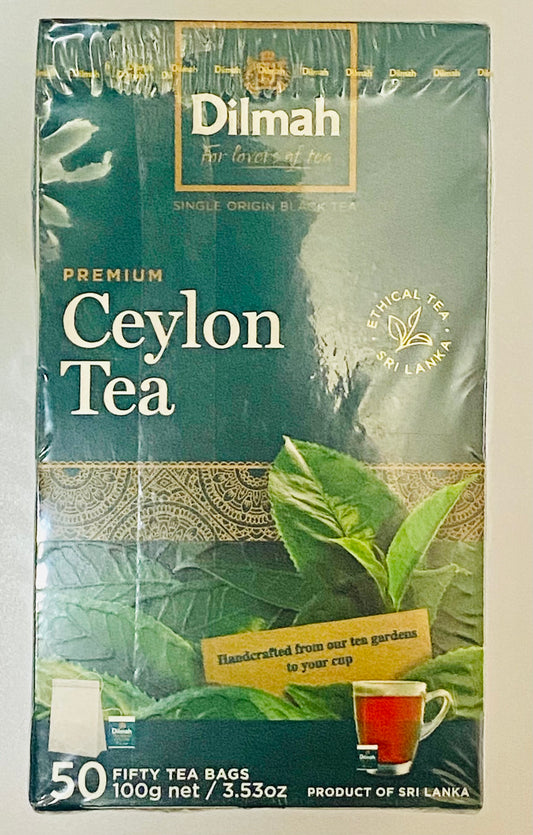 Dilmah Premium Ceylon Tea Bags 50 Pack